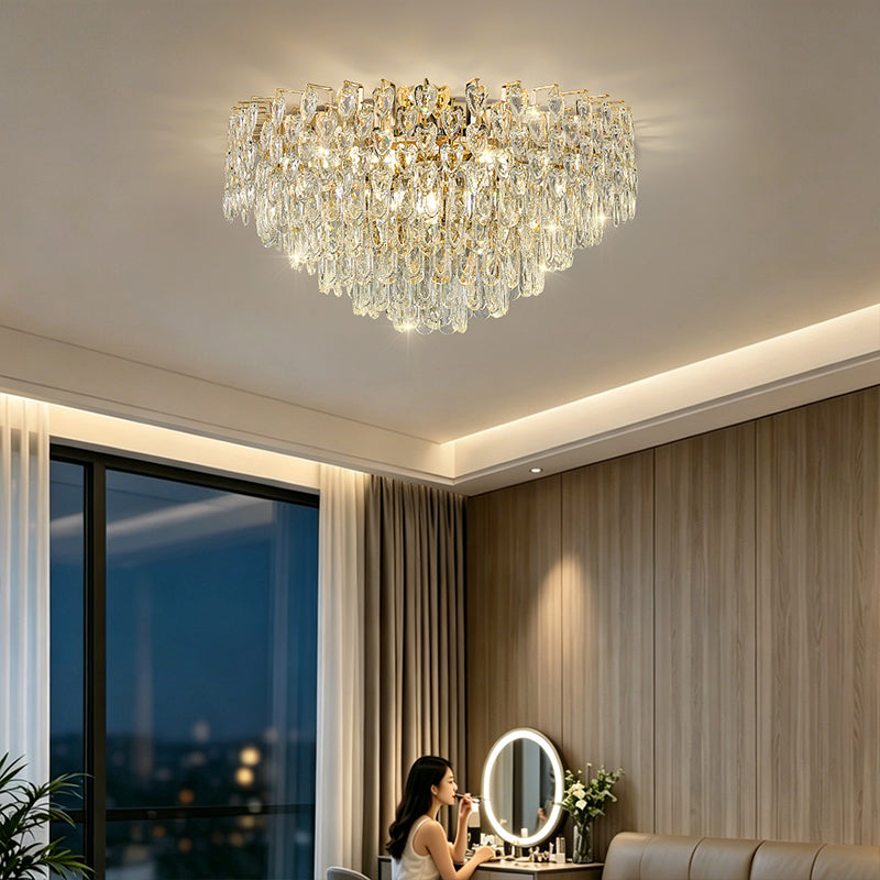 Modern Luxury Gold Villa Living Room Ceiling Light