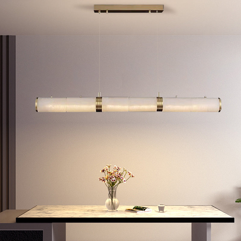 Modern Minimalist Restaurant All Copper Natural Pendant Lamp