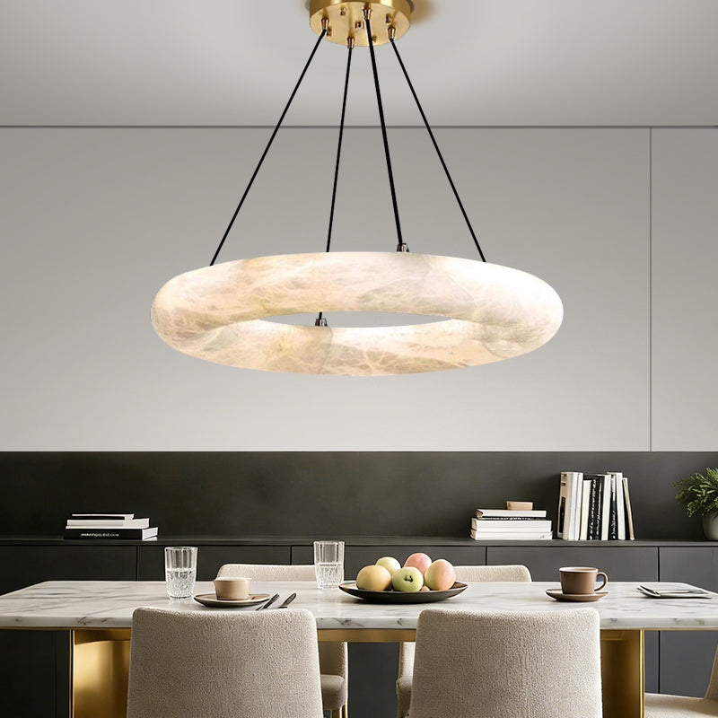 Modern Minimalist Marble Living Room Chandelier