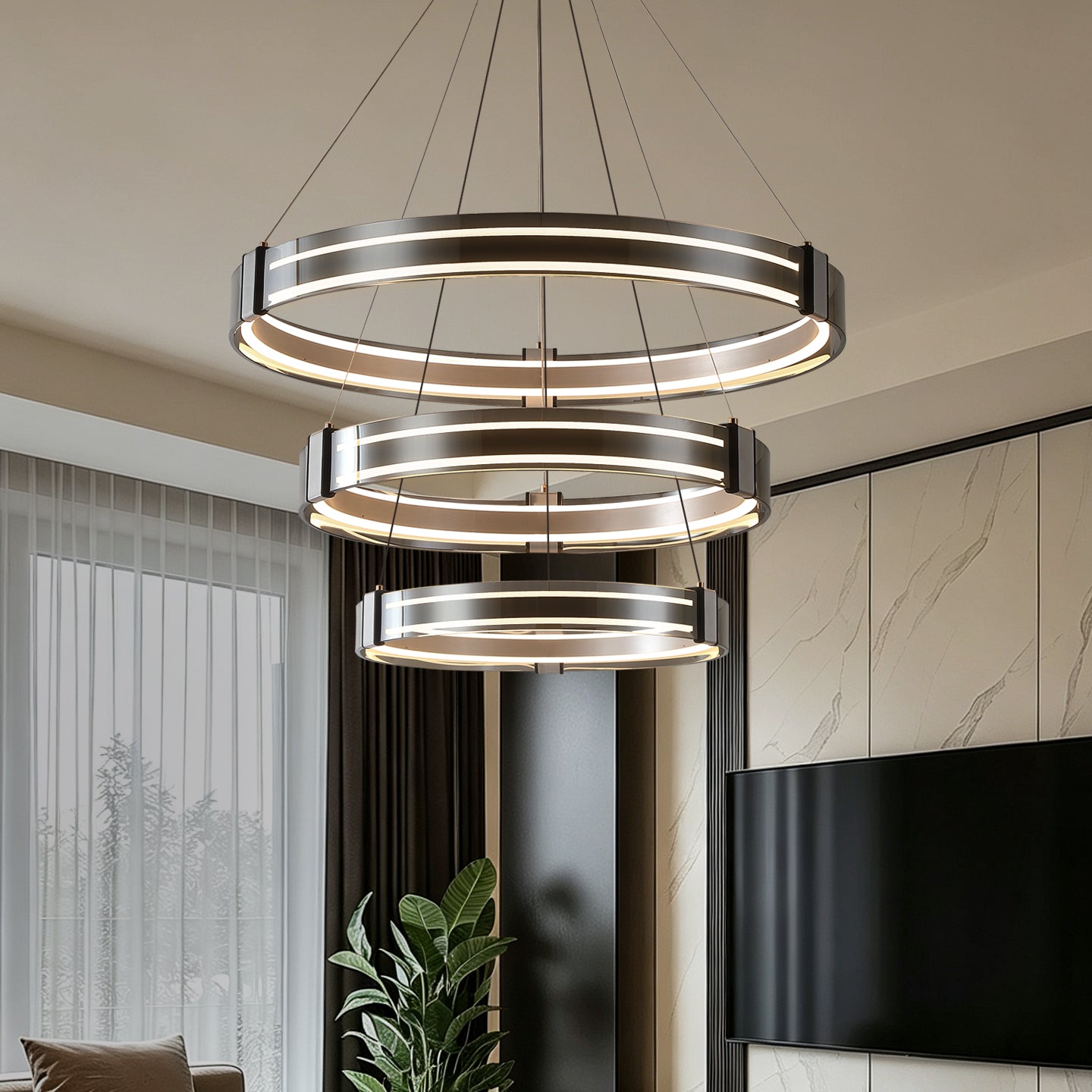 Luxury Villa Living Room Chandelier