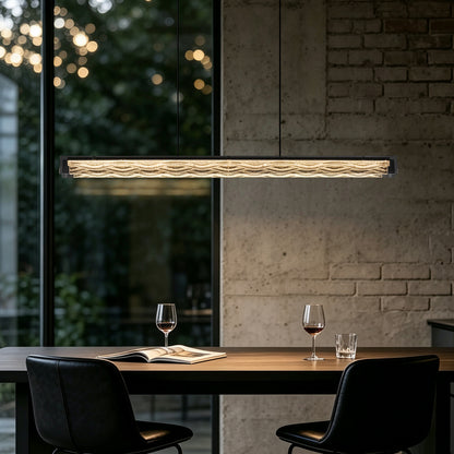 Modern Minimalist Linear Dining Room Pendant Light