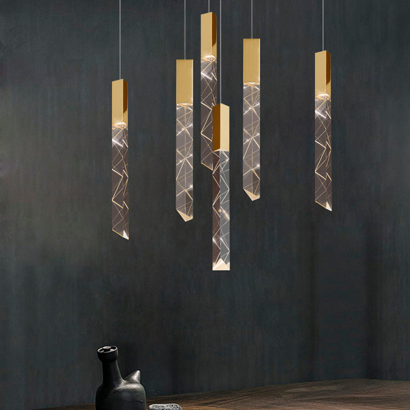 Modern Luxury Staircase LED Chandelier