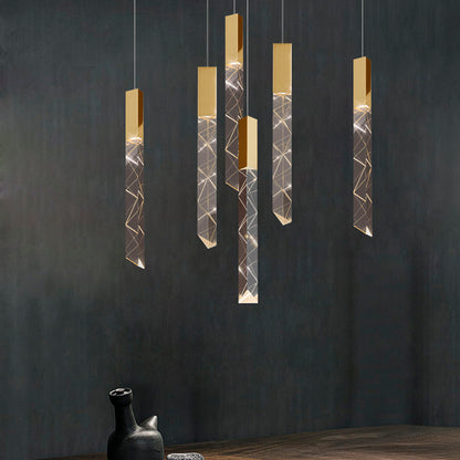 Modern Luxury Staircase LED Chandelier