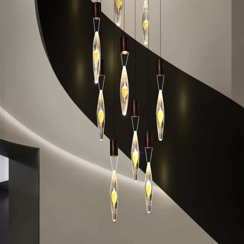 Modern Luxury Staircase LED Chandelier