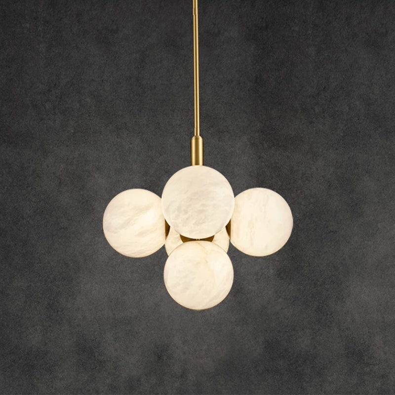 Luxury Minimalist Cloudstone Chandelier