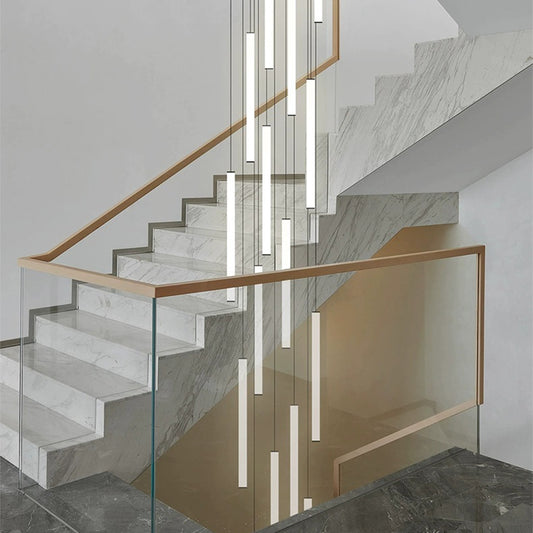 Modern Luxury Staircase LED Chandelier