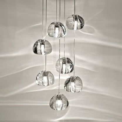 Modern Crystal Chandelier Loft Pendant Light