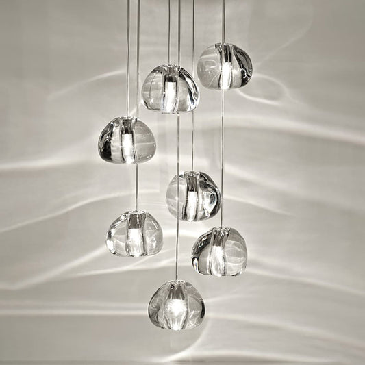 Modern Crystal Chandelier Loft Pendant Light