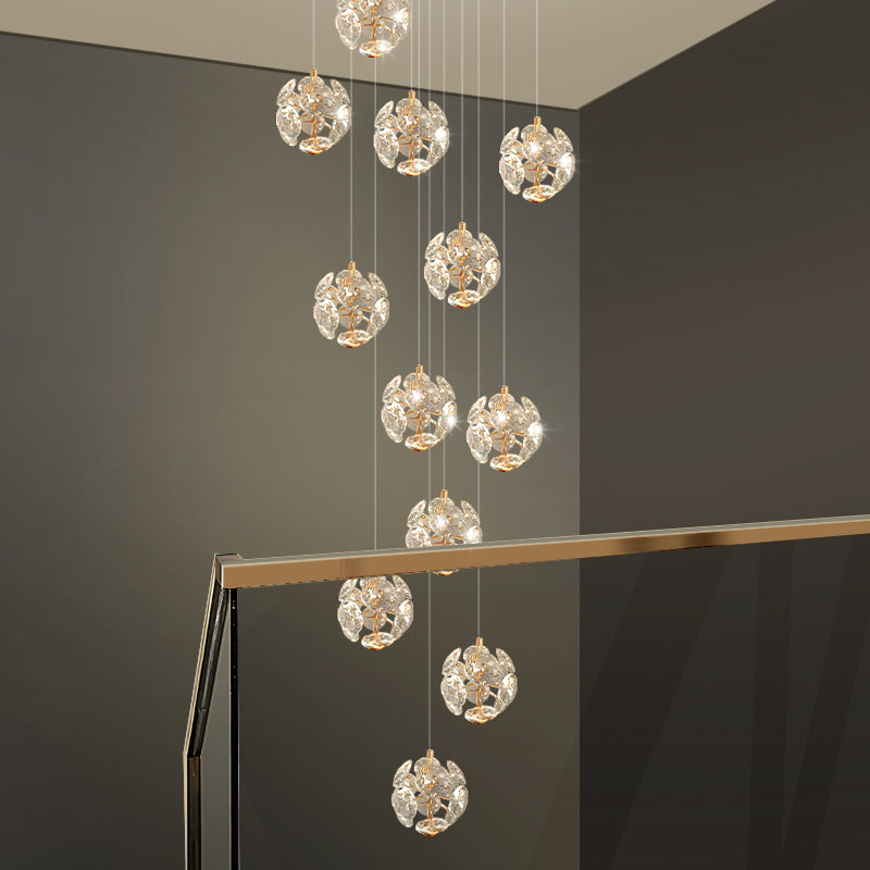 Staircase Chandelier Lustre Hanging Light