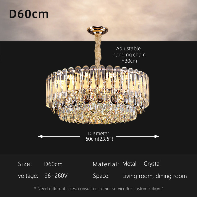 New Crystal Living Room Pendant Light