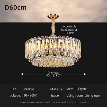 New Crystal Living Room Pendant Light