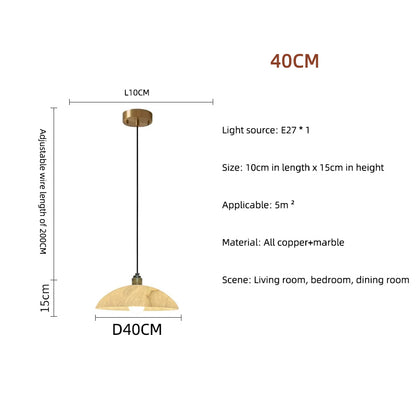 Luxury Cloud Stone LED Restaurant Pendant Lights