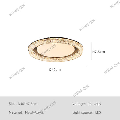 New Design Round Glass LED Ceiling Lamp
