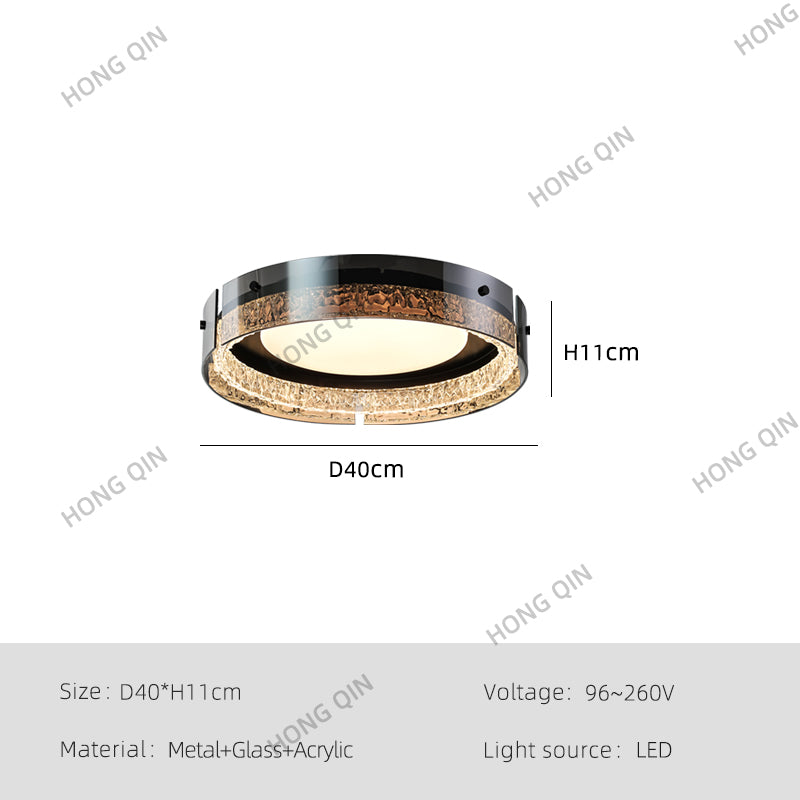 Modern Luxury Round Flush Mount Ceiling Light