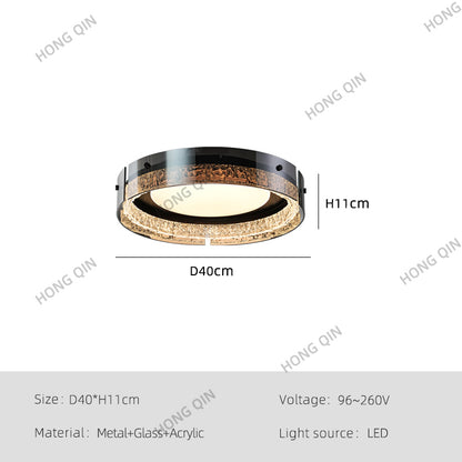 Modern Luxury Round Flush Mount Ceiling Light