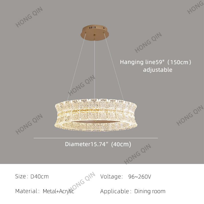 Luxury Living Room Villa Kitchen Island Chandelier