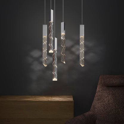 Modern Luxury Staircase LED Chandelier
