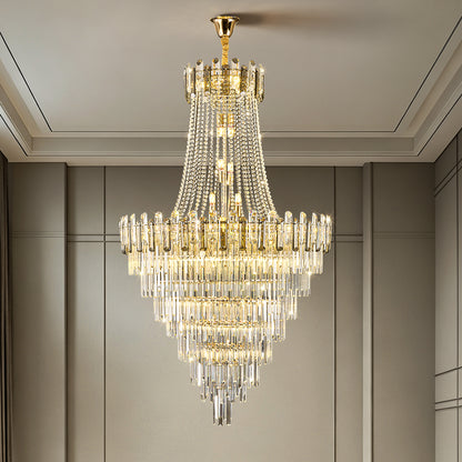 Luxury Duplex Loft Villa Living Room Chandelier