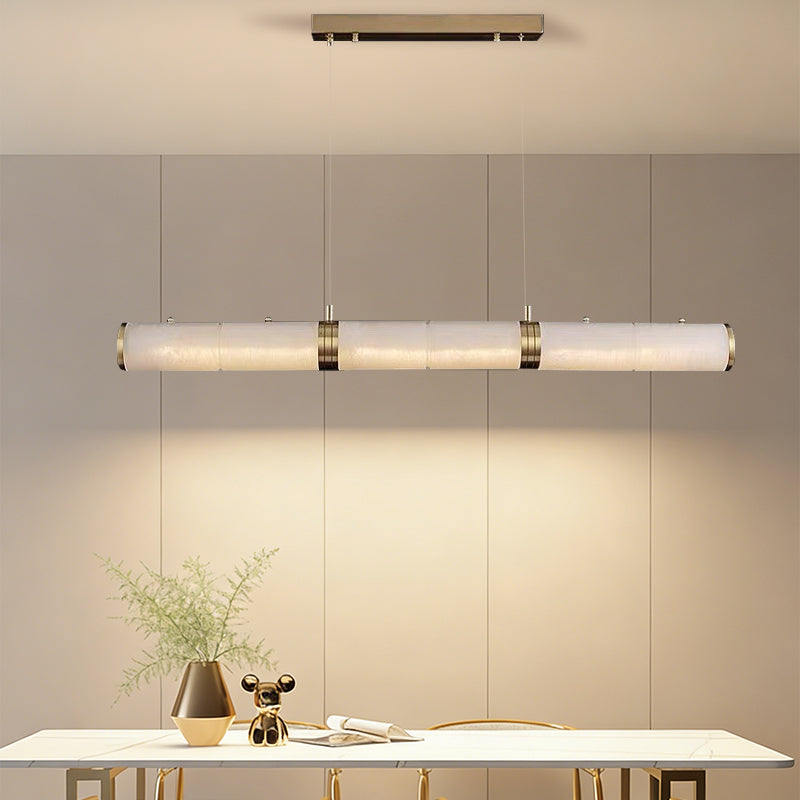 Modern Minimalist Restaurant All Copper Natural Pendant Lamp