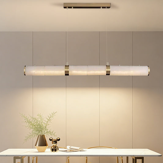 Modern Minimalist Restaurant All Copper Natural Pendant Lamp