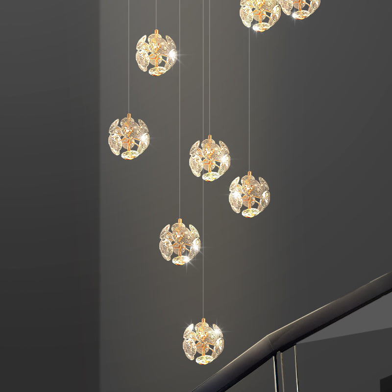 Staircase Chandelier Lustre Hanging Light