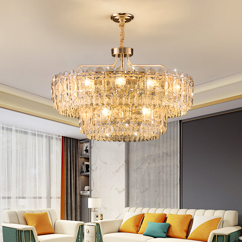 Luxury Villa Living Room Crystal Chandelier