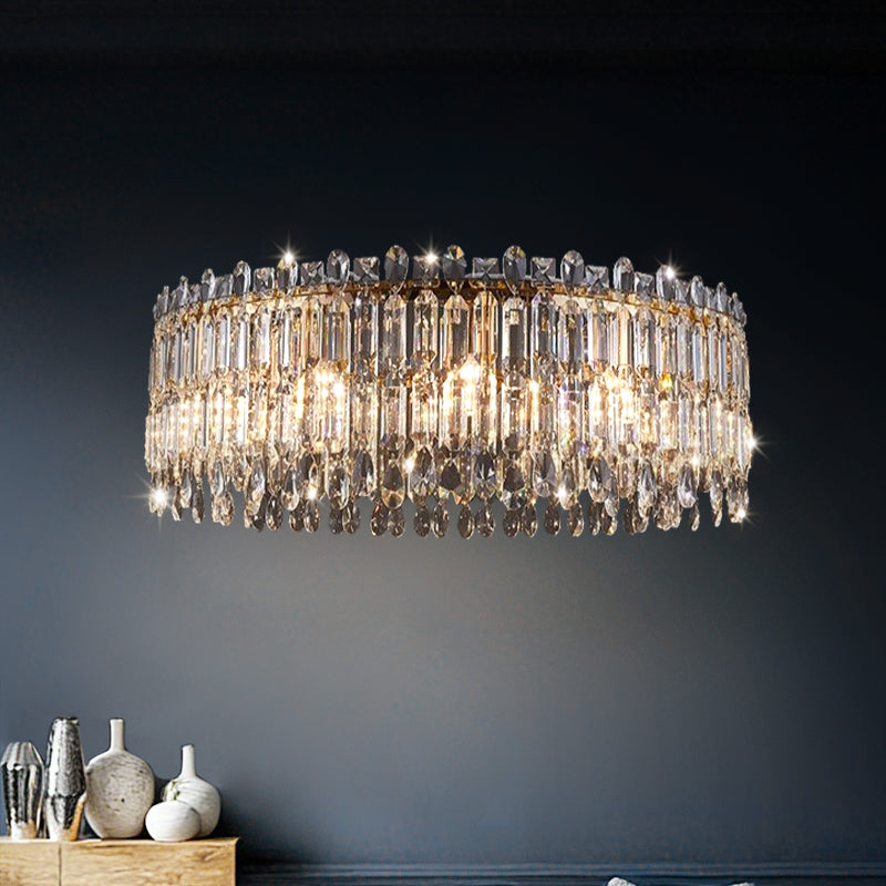 Luxury Villa Living Room Crystal High-end Hanging Chandelier