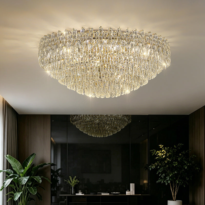 Modern Luxury Gold Villa Living Room Ceiling Light