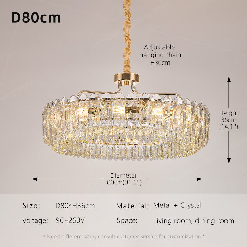 Luxury Villa Living Room Crystal Chandelier