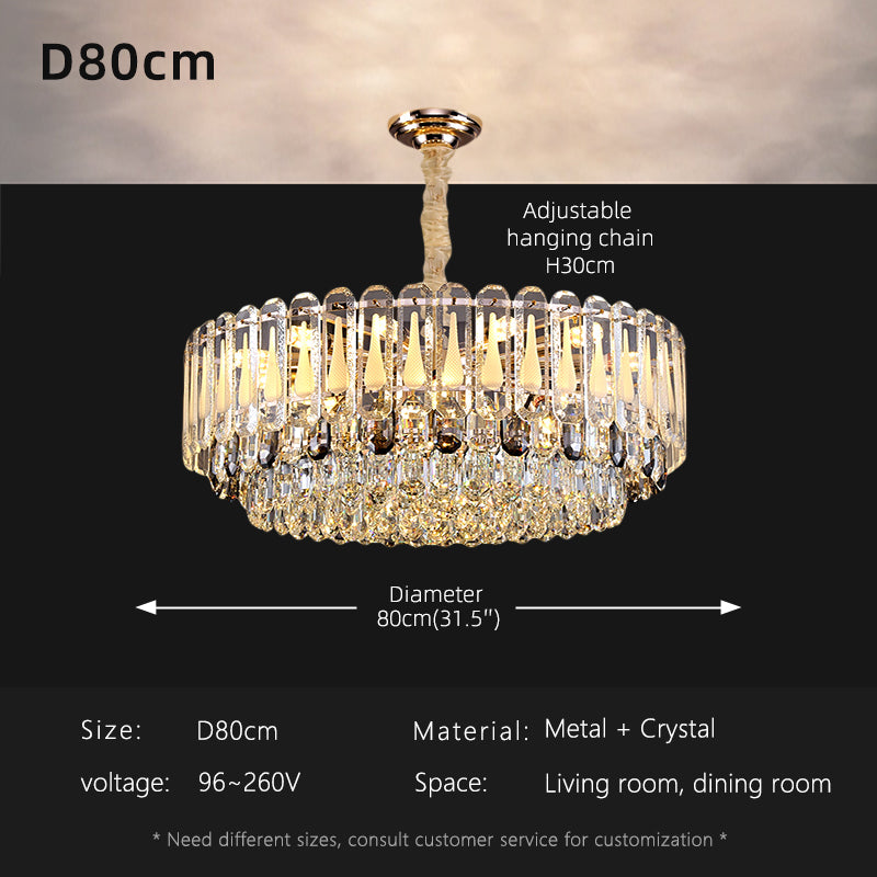 New Crystal Living Room Pendant Light
