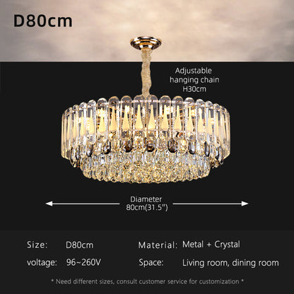 New Crystal Living Room Pendant Light