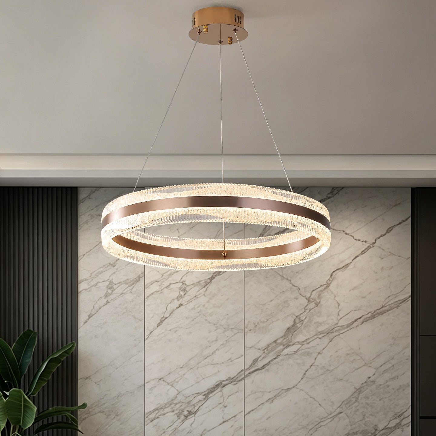 Modern Luxury Simple Circular Pendant Lamp
