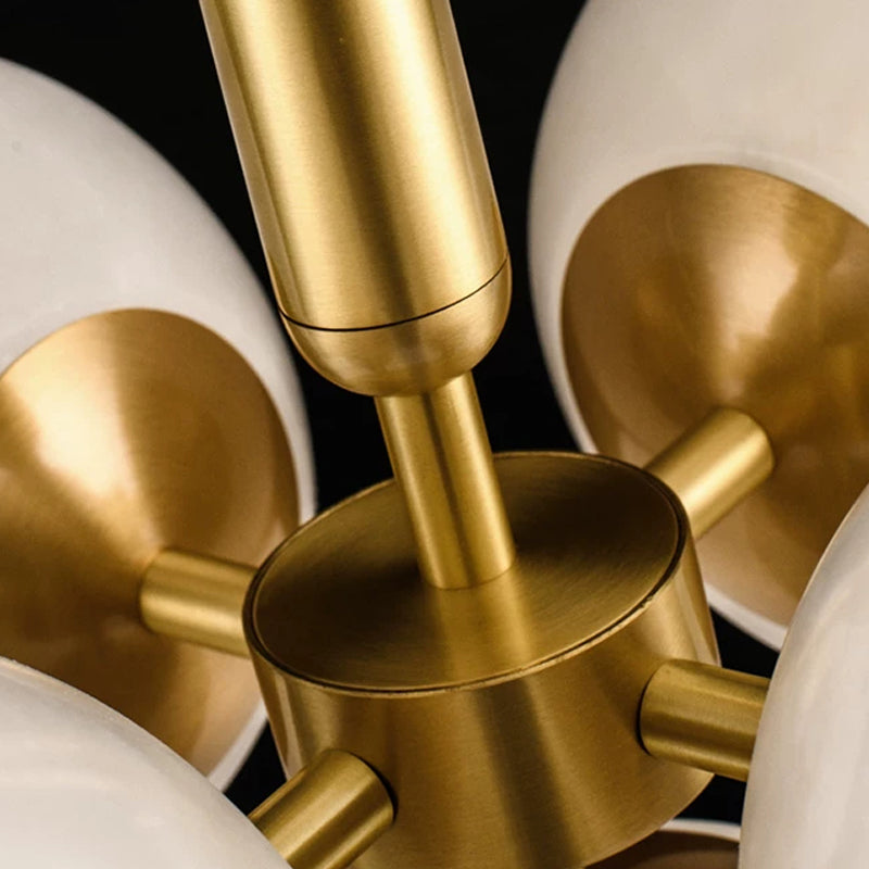 Luxury Minimalist Cloudstone Chandelier