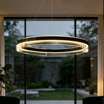 Modern Living Room Villa Dining Room Ring Chandelier