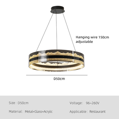 Luxury Ring Living Room Chandelier