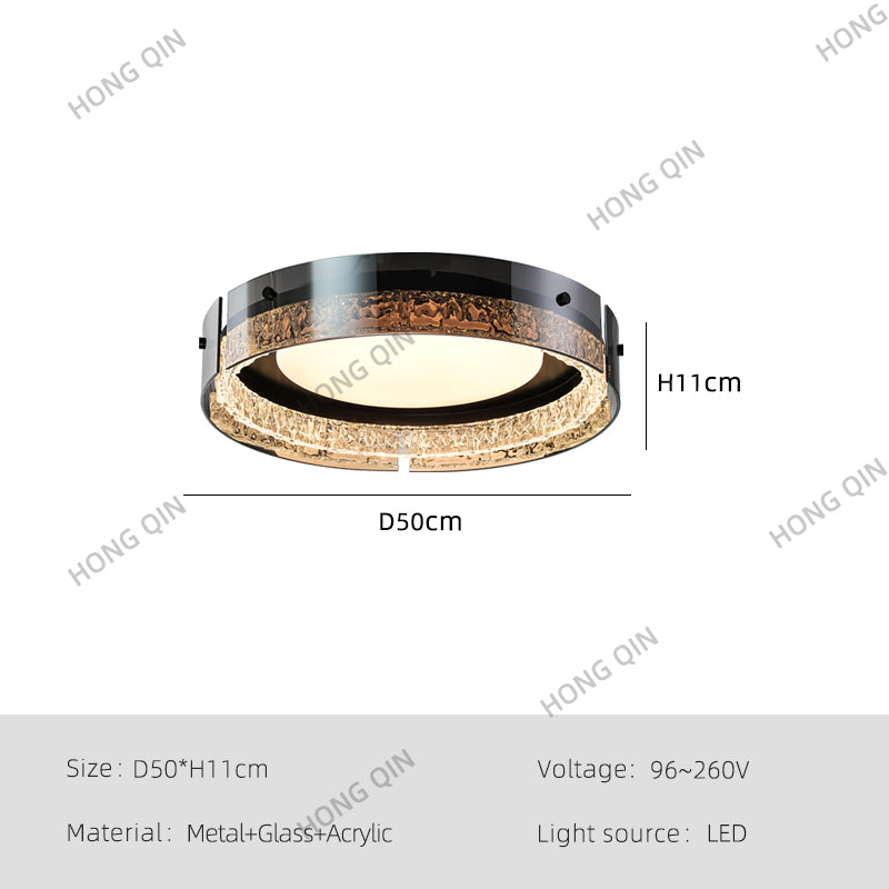 Modern Luxury Round Flush Mount Ceiling Light