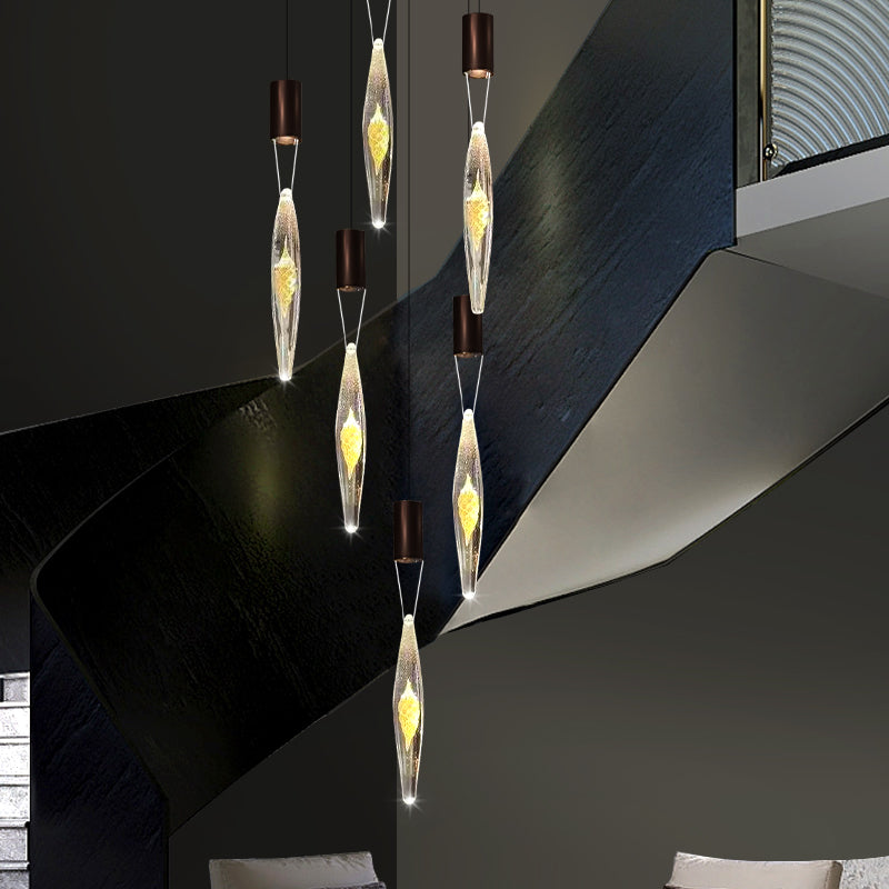 Modern Luxury Staircase LED Chandelier