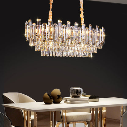 Luxury Crystal LED Living Room Nordic Design Chandelier