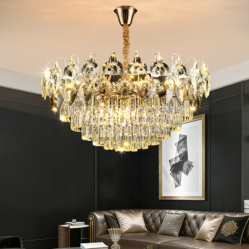 Luxury Crystal Living Room LED Chandelier