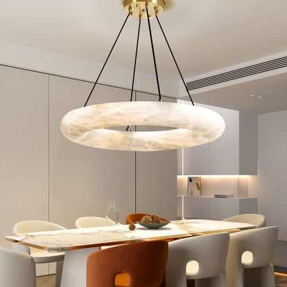 Modern Minimalist Marble Living Room Chandelier