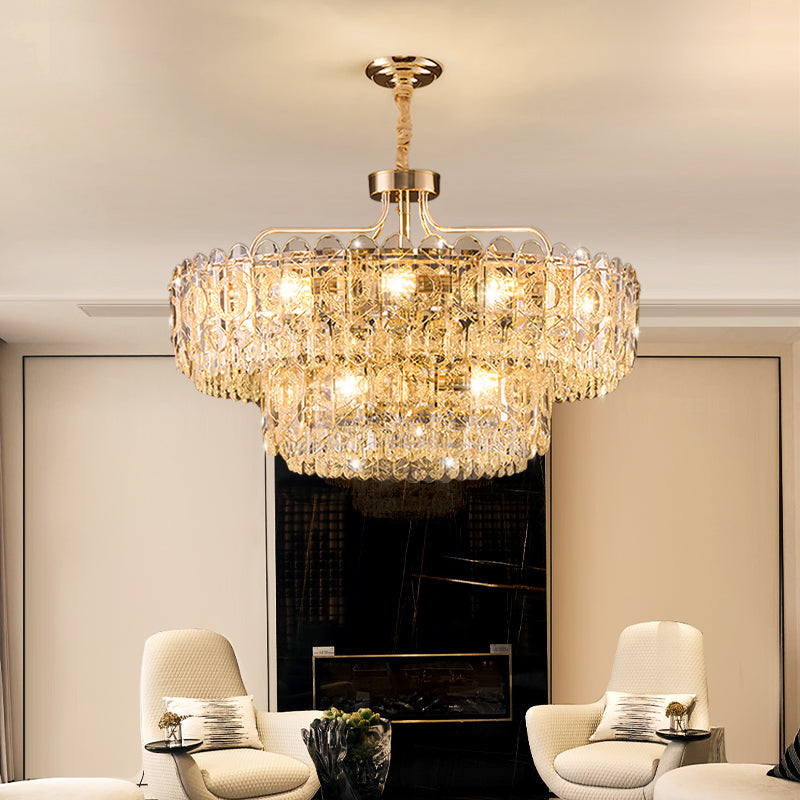 Luxury Villa Living Room Crystal Chandelier