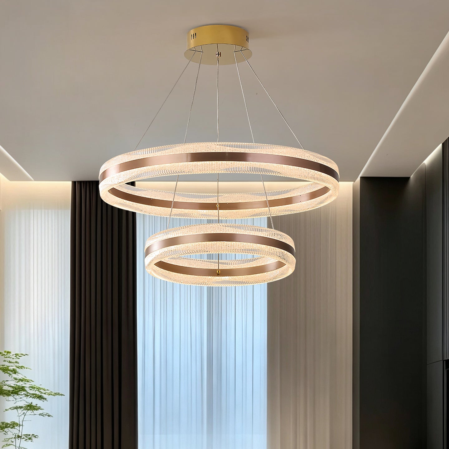 Modern Luxury Simple Circular Pendant Lamp