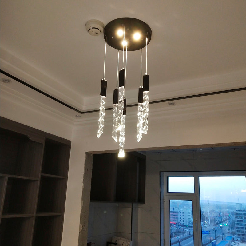 Modern Luxury Staircase LED Chandelier