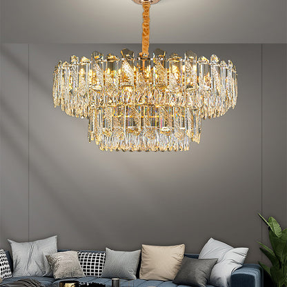 Modern Led Living Room Ceiling Dining Room Crystal Hanging Lamp