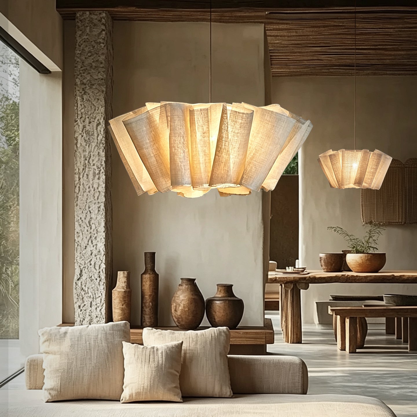 Wabi Sabi Living Room Chandelier
