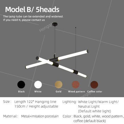 Nordic Tree Branch LED Pendant Light Luxury Commercial Office Hotel Lobby Light Clothing Store Front Desk Engineering Chandelier