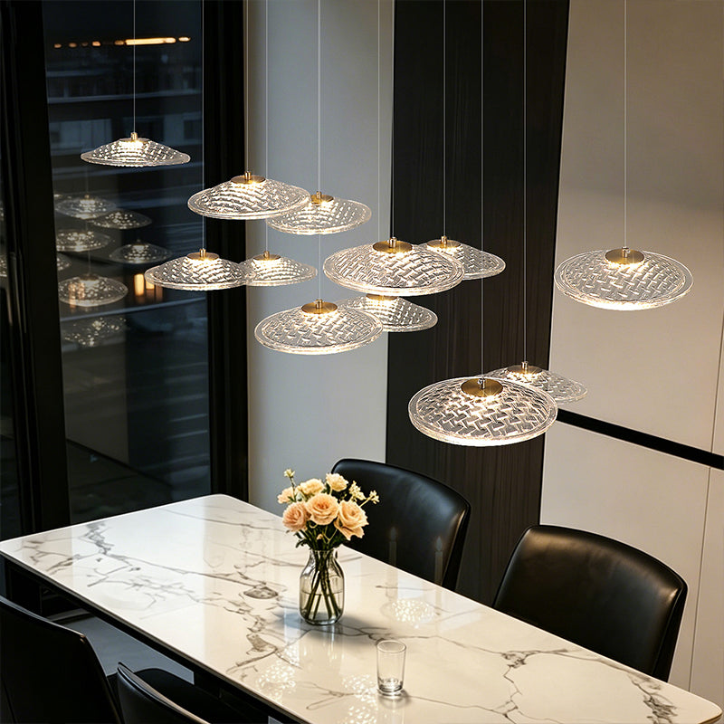 Modern Dining Room Pendant Lights Bar Kitchen Island Table Decor Hanging Lights Creative Glass Led Pendant Lamp