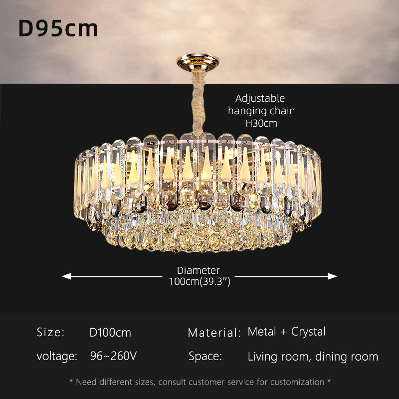 New Crystal Living Room Pendant Light