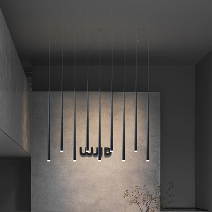 Nordic Minimalist Black Conical LED Pendant Light