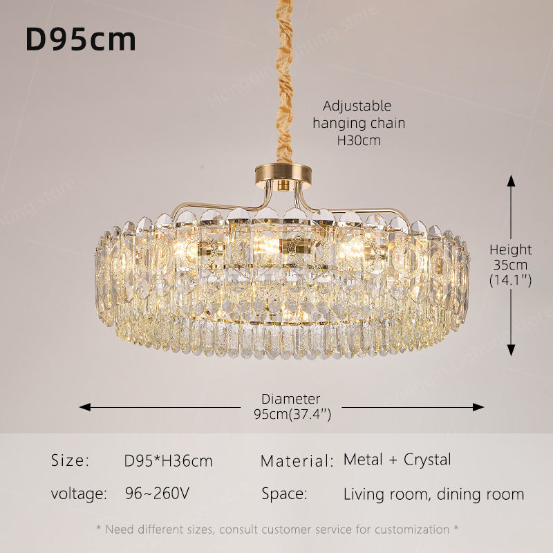 Luxury Villa Living Room Crystal Chandelier